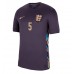 Echipament fotbal Anglia John Stones #5 Tricou Deplasare European 2024 maneca scurta